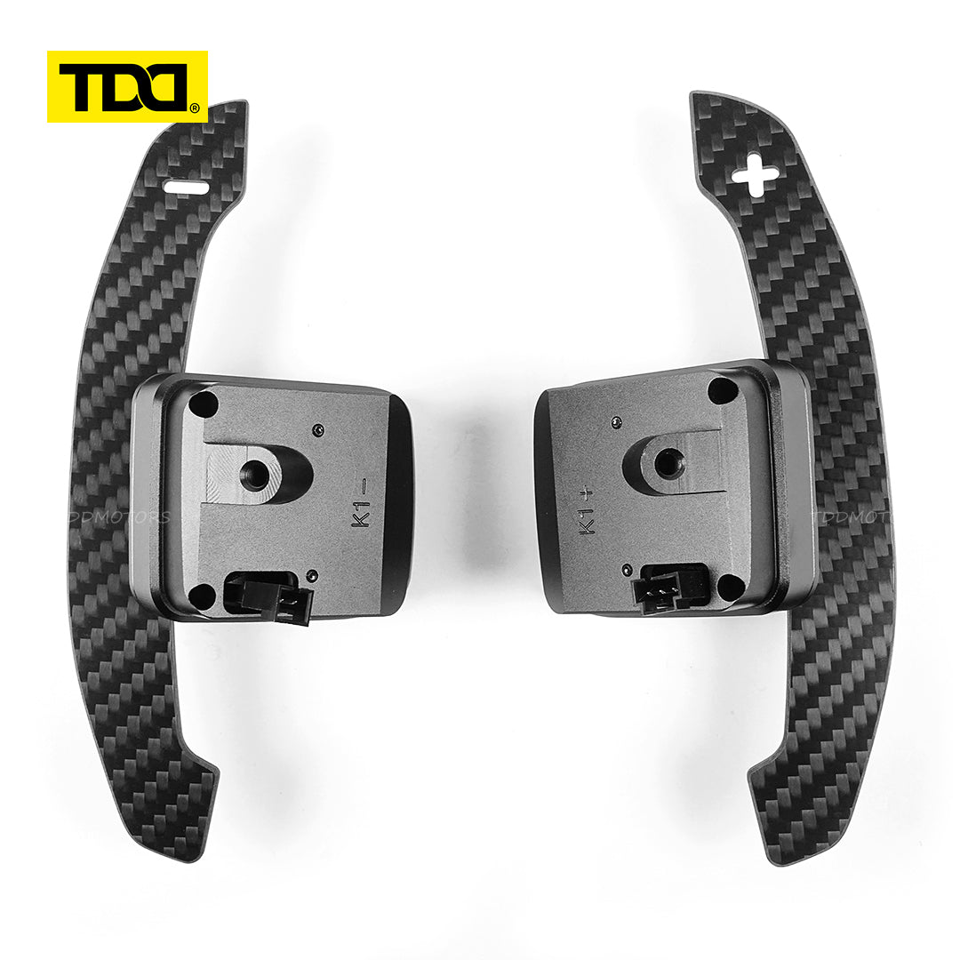 TDD Magnetic Carbon Fiber Paddle Shifters For Chevrolet Corvette C7 ZR1 2014-2019
