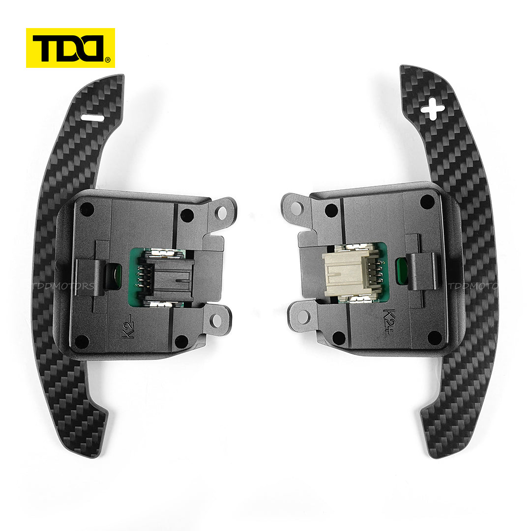 (PRE-SELL) TDD Magnetic Carbon Fiber Paddle Shifters For Chevrolet C8 Corvette