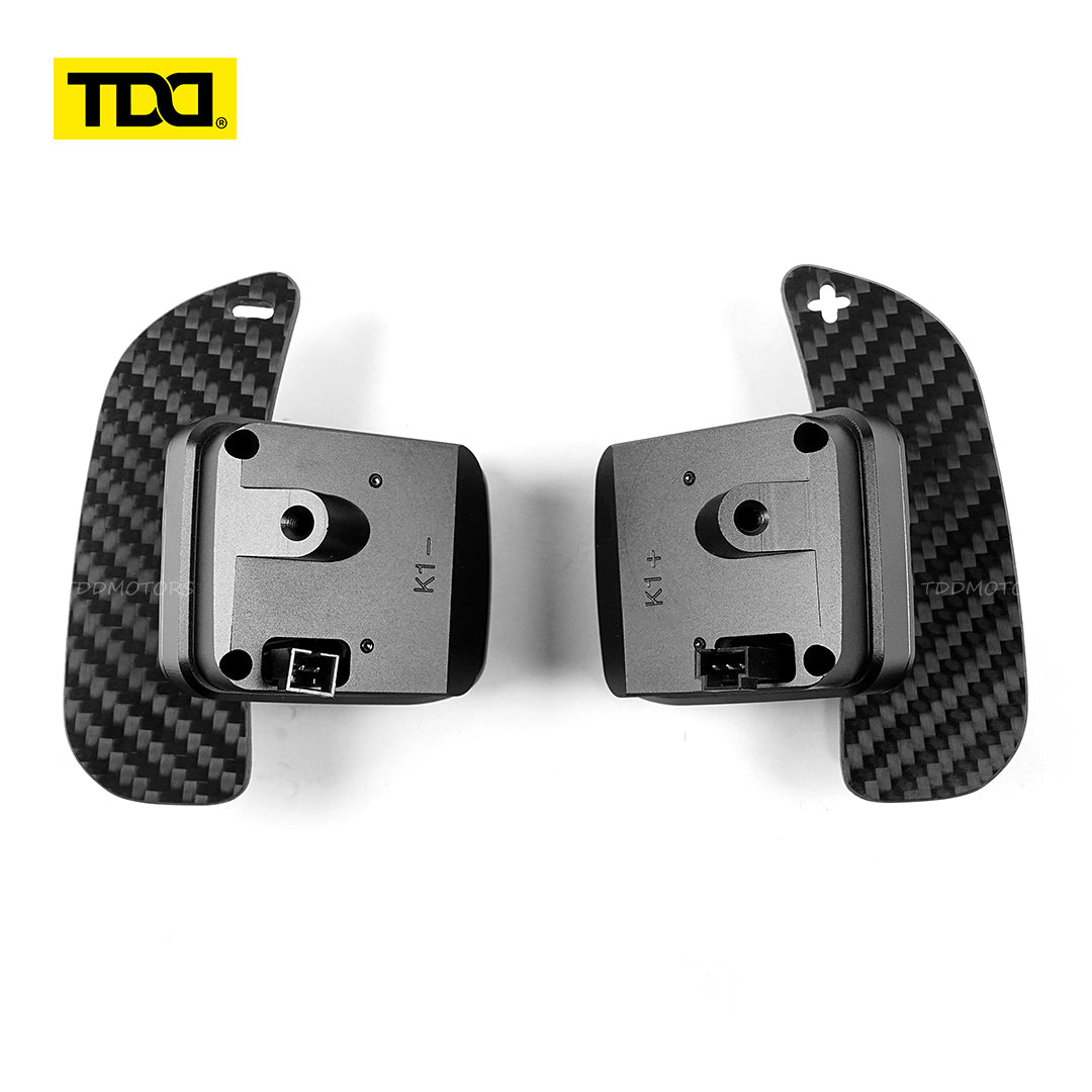 TDD Magnetic Carbon Fiber Paddle Shifters For Chevrolet Corvette C7 ZR1 2014-2019