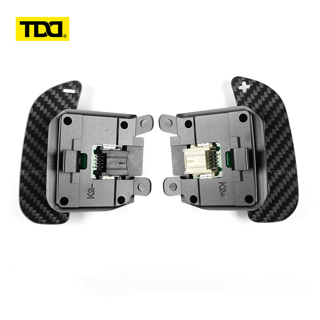 (PRE-SELL) TDD Magnetic Carbon Fiber Paddle Shifters For Chevrolet C8 Corvette