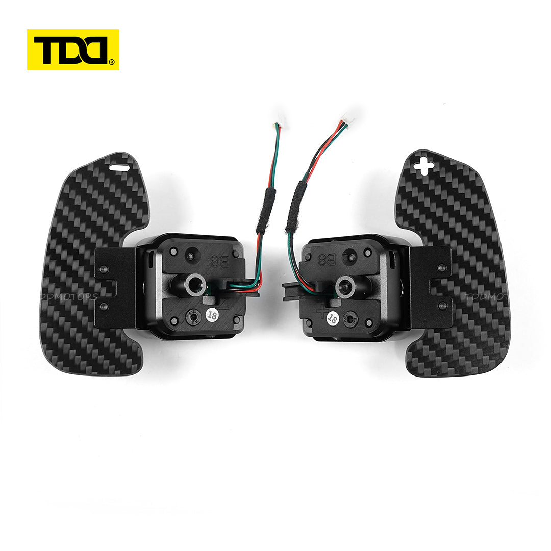 TDD Magnetic Carbon Fiber Paddle Shifters For Seat Leon Cupra Formentor Leon ST