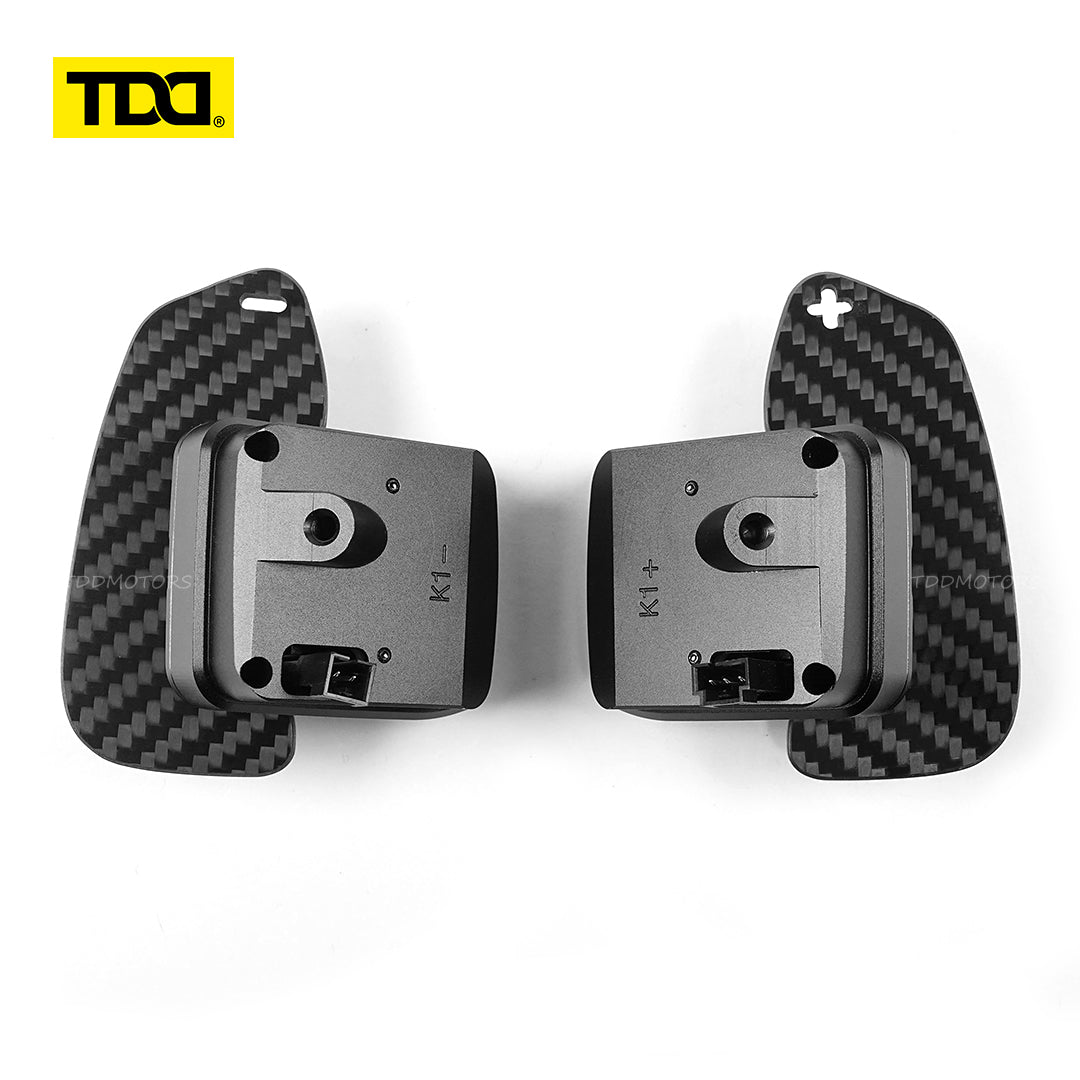 TDD Magnetic Carbon Fiber Paddle Shifters For Chevrolet Corvette C7 ZR1 2014-2019