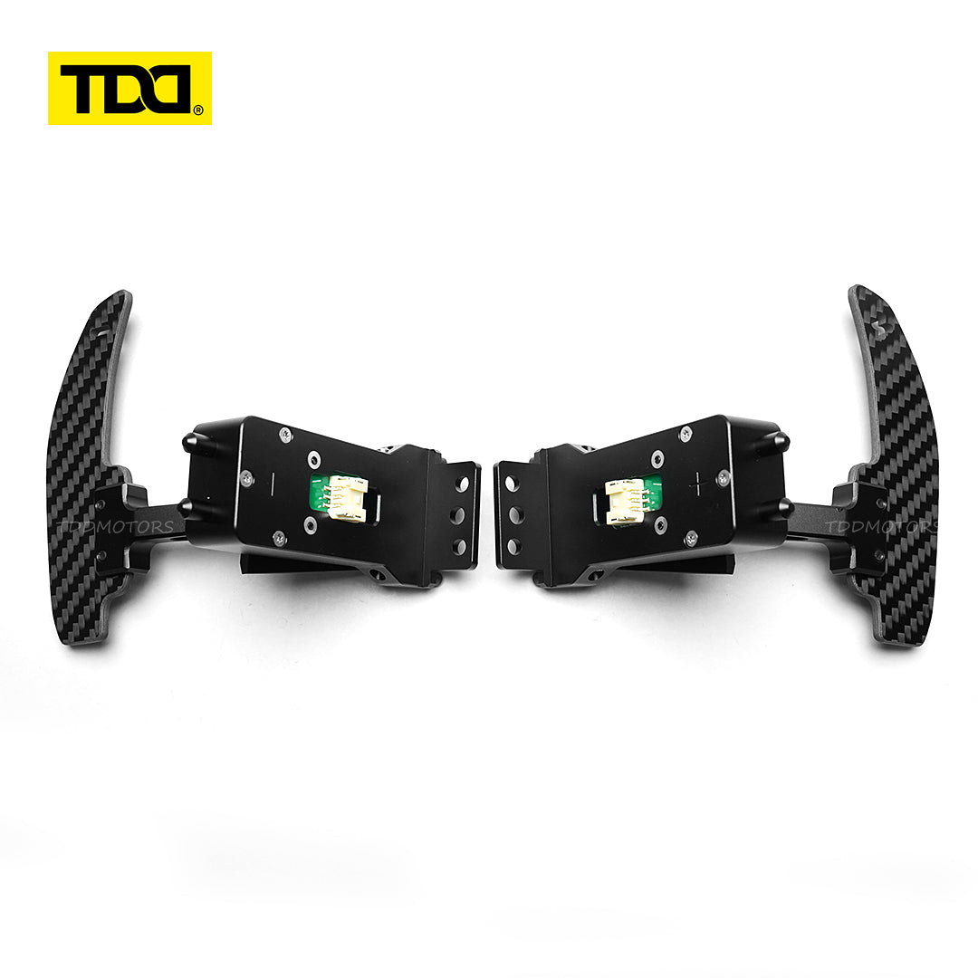 TDD Magnetic Carbon Fiber Paddle Shifters For Porsche Cayenne Cayman Panamera 911 918 718