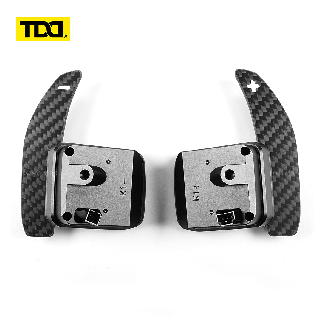 TDD Magnetic Carbon Fiber Paddle Shifters For Chevrolet Corvette C7 ZR1 2014-2019