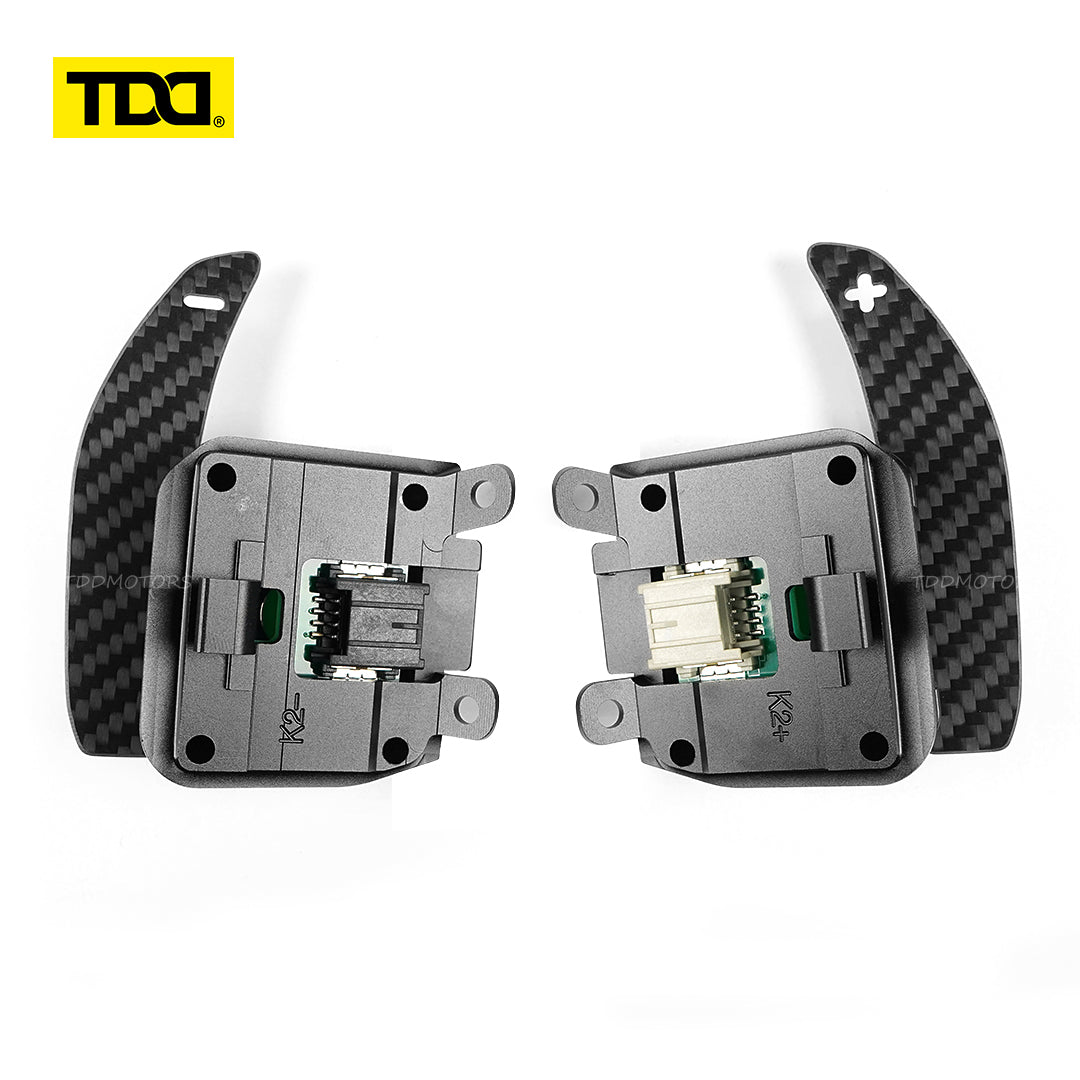 (PRE-SELL) TDD Magnetic Carbon Fiber Paddle Shifters For Chevrolet C8 Corvette