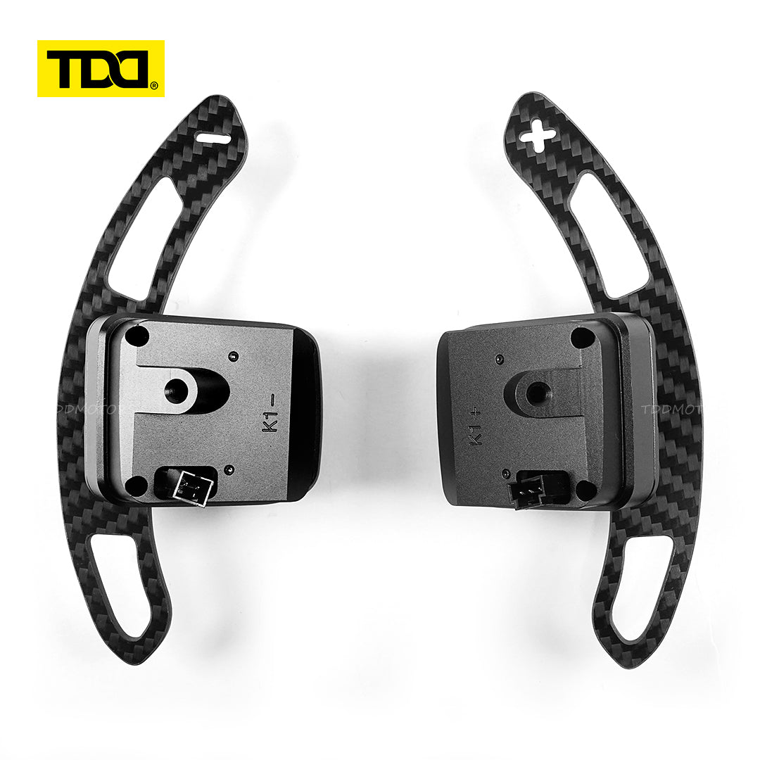 TDD Magnetic Carbon Fiber Paddle Shifters For Chevrolet Corvette C7 ZR1 2014-2019