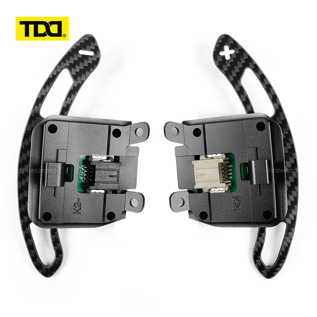 (PRE-SELL) TDD Magnetic Carbon Fiber Paddle Shifters For Chevrolet C8 Corvette