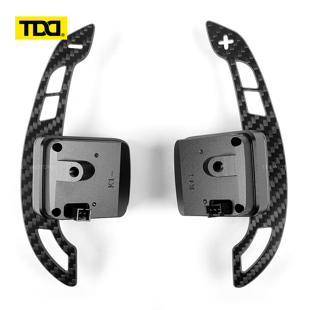 TDD Magnetic Carbon Fiber Paddle Shifters For Chevrolet Corvette C7 ZR1 2014-2019