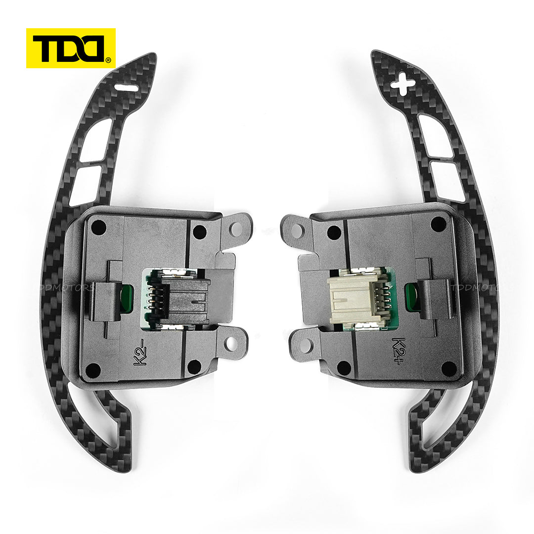 (PRE-SELL) TDD Magnetic Carbon Fiber Paddle Shifters For Chevrolet C8 Corvette