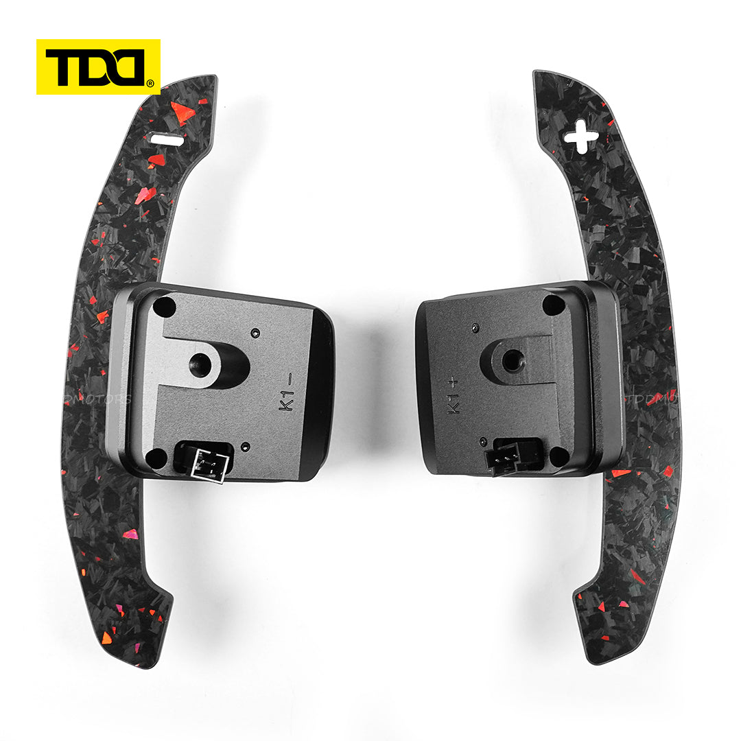 TDD Magnetic Carbon Fiber Paddle Shifters For Chevrolet Corvette C7 ZR1 2014-2019