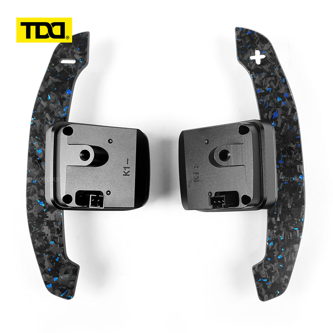 TDD Magnetic Carbon Fiber Paddle Shifters For Chevrolet Corvette C7 ZR1 2014-2019