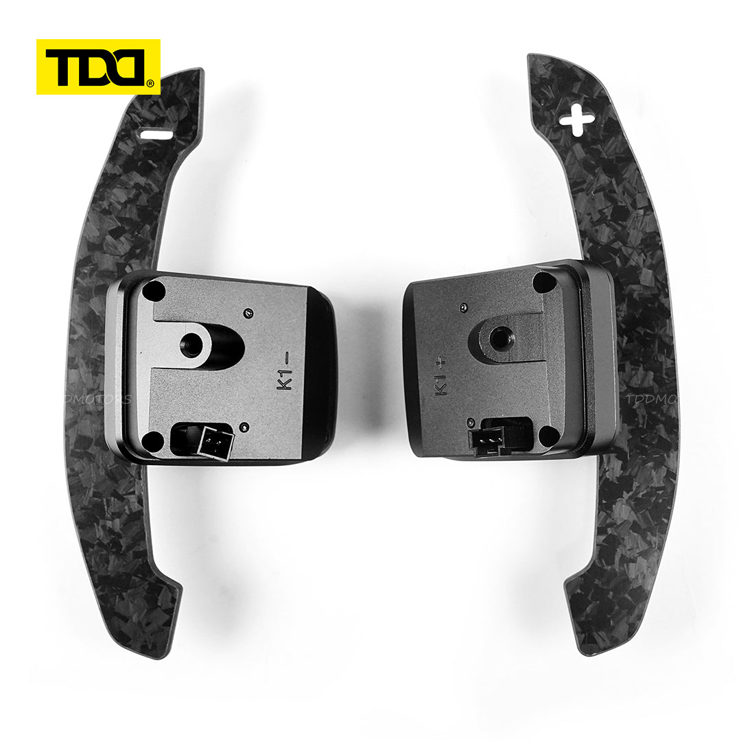 TDD Magnetic Carbon Fiber Paddle Shifters For Chevrolet Corvette C7 ZR1 2014-2019