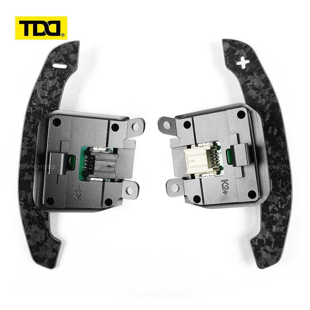 (PRE-SELL) TDD Magnetic Carbon Fiber Paddle Shifters For Chevrolet C8 Corvette