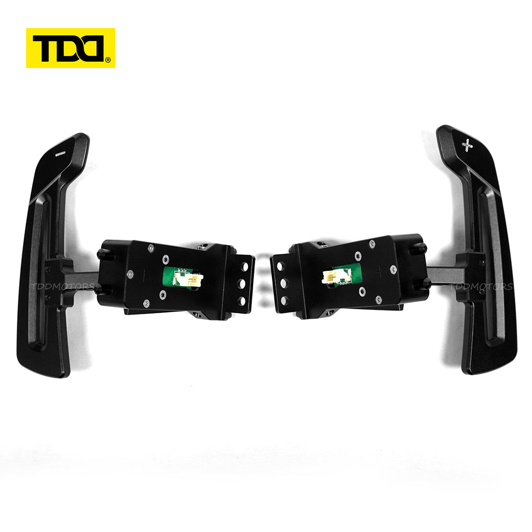 TDD Magnetic Carbon Fiber Paddle Shifters For Porsche Cayenne Cayman Panamera 911 918 718