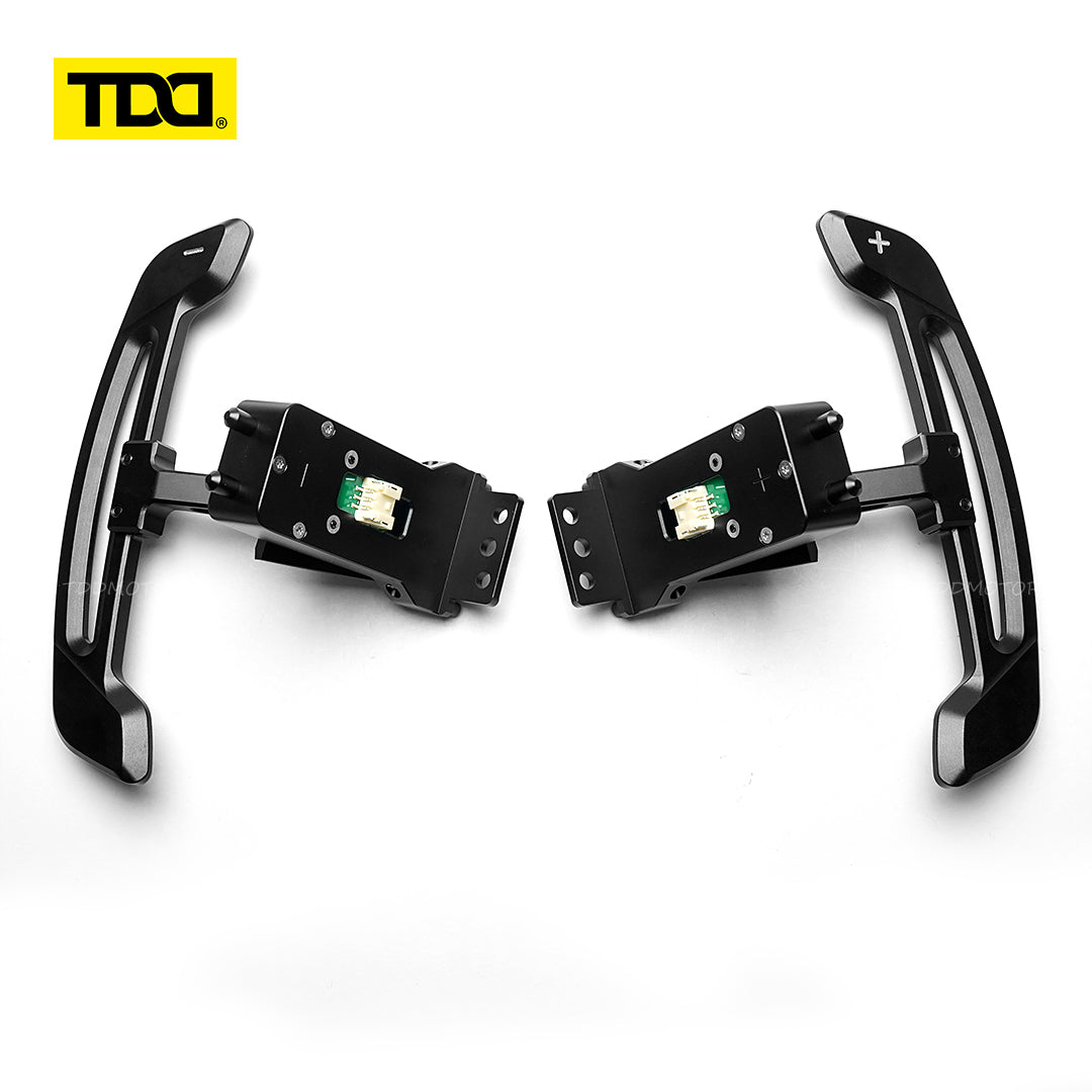 TDD Magnetic Carbon Fiber Paddle Shifters For Porsche Cayenne Cayman Panamera 911 918 718