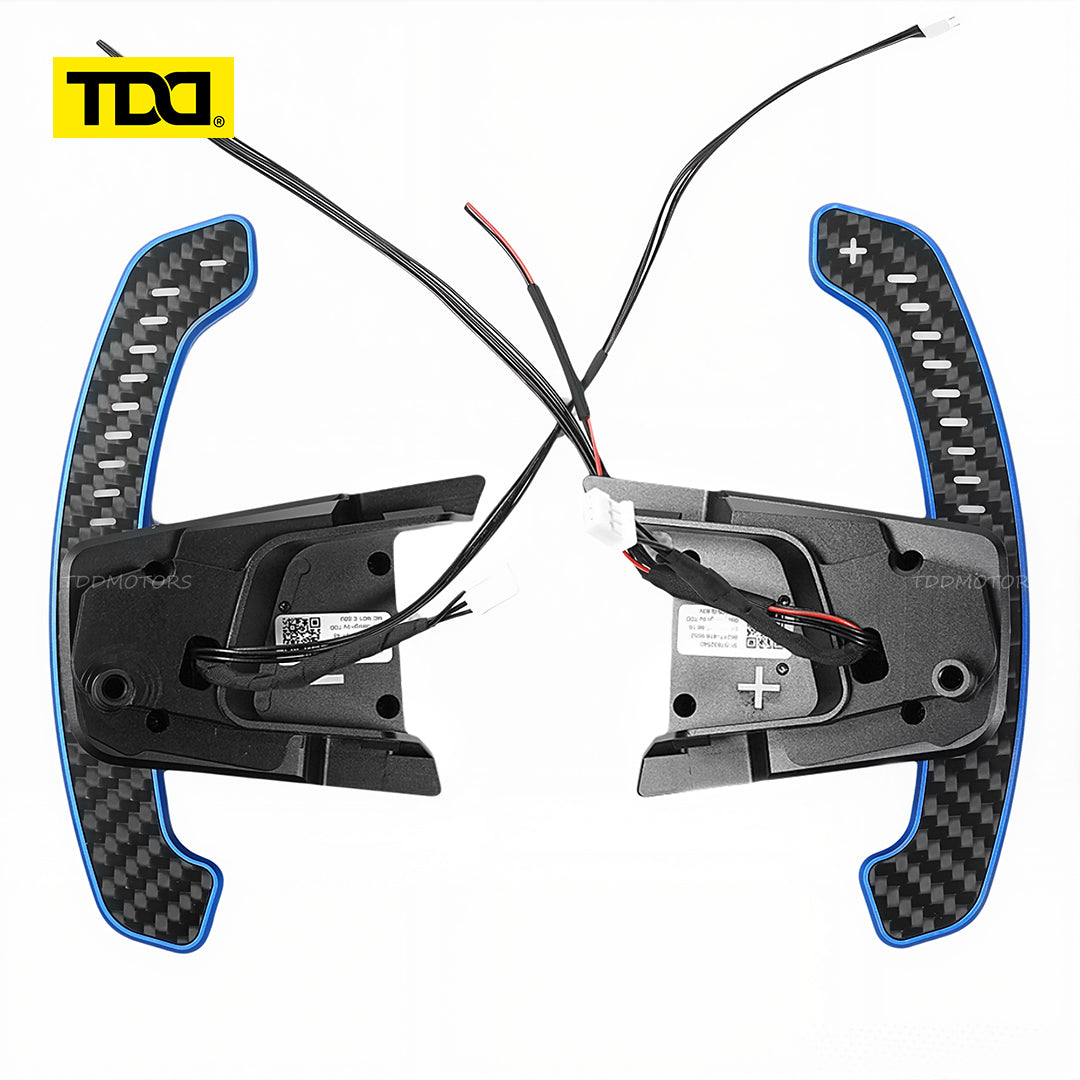 TDD Carbon Fiber Magnetic LED Paddle Shifters For Volkswagen GTI Golf 7 Golf R MK7/7.5 VW GTI Scirocco