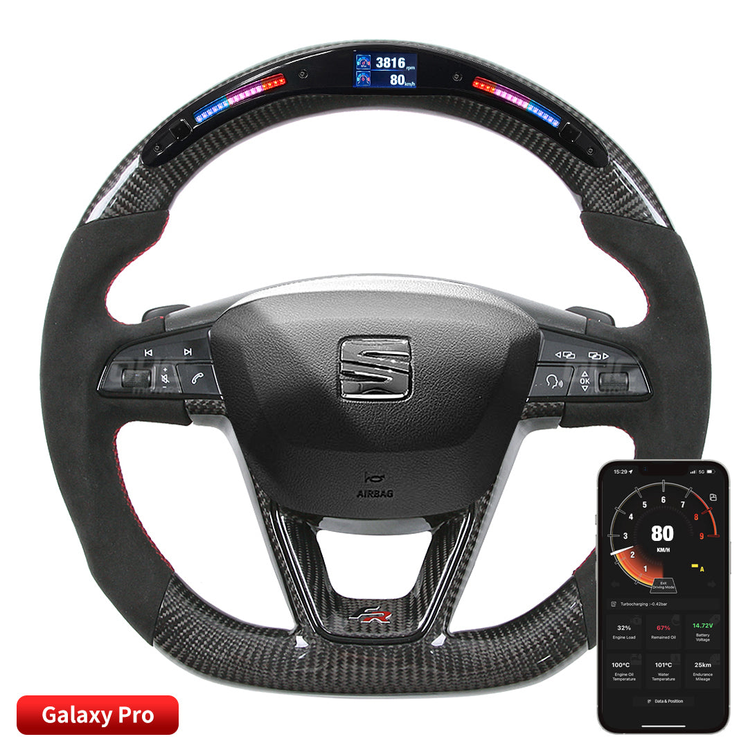 Galaxy Pro LED Steering Wheel for Seat Cupra