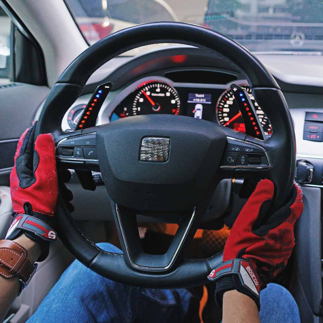 Steering Wheel Paddle Shifter Extension Aluminum Shift Paddle Blade, for Seat Leon Cupra 5F Ibiza 6F Arona Ateca Leon ST Alhambra Steering Wheel Paddle Shifter Extension Aluminum Shift Paddle Blade, for Seat Leon Cupra 5F Ibiza 6F Arona Ateca Leon ST Alhambra