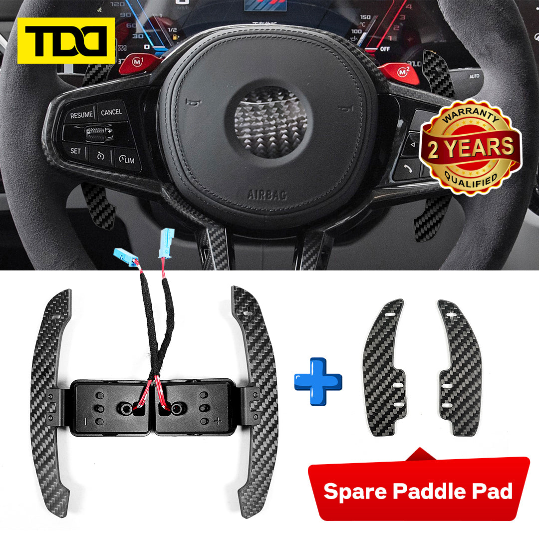 TDD Magnetic Carbon Fiber Paddle Shifters For BMW F10 F06 F07 F11 F18 F12 F13 F01 F02 F30 F31 F32 F33 F34 2 3 4 5 6 7 Series G20 G30 G32 G38 G12 G01 G80 F90 F92 30 X3: G01 X4: G02 X5: G05 X6: G06 X7 G07 F20 F30 F32 F34 F36 F80 I8 7 Series