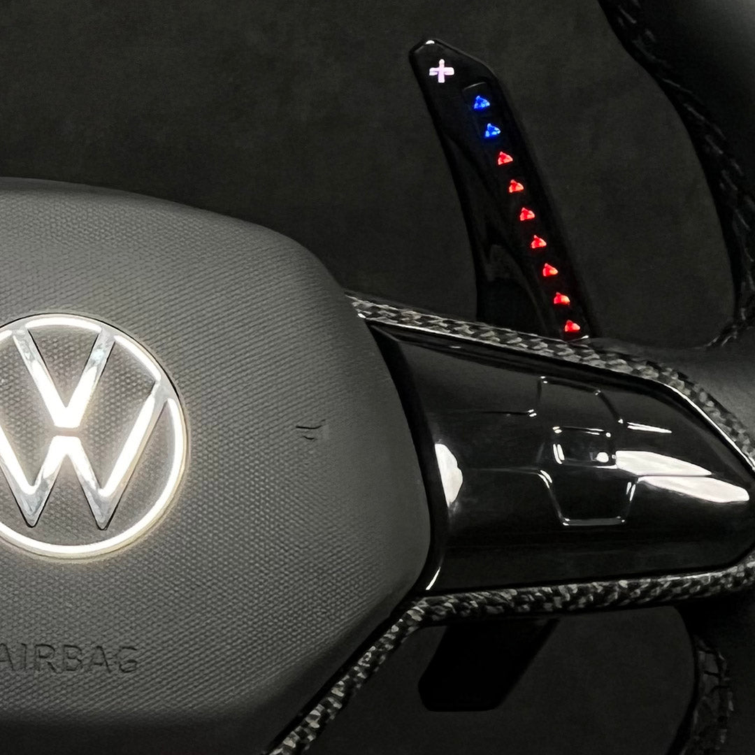 LED Paddle Shifters Extension for Volkswagen MK8 Golf 8 R GTI GTE 2020-2021 Arteon Passat Golf Tiguan T-Roc VW Golf MK7 Polo Jetta Passat