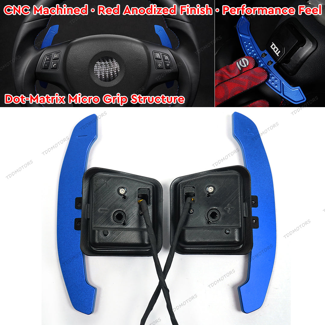 TDD Aluminum Alloy Magnetic Paddle Shifter For BMW E90 M3 E92 M3 E93 M3 X5M X6M E70 E71 Steering Wheel Shift Paddle