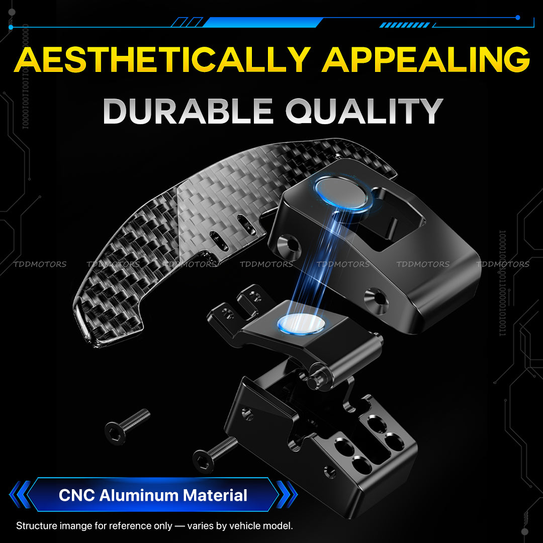 Carbon Fiber Magnetic Paddle Shifters For BMW G20 G30 G32 G38 G12 G01 G80 F90 F92 30 X3: G01 X4: G02 X5: G05 X6: G06 X7 G07