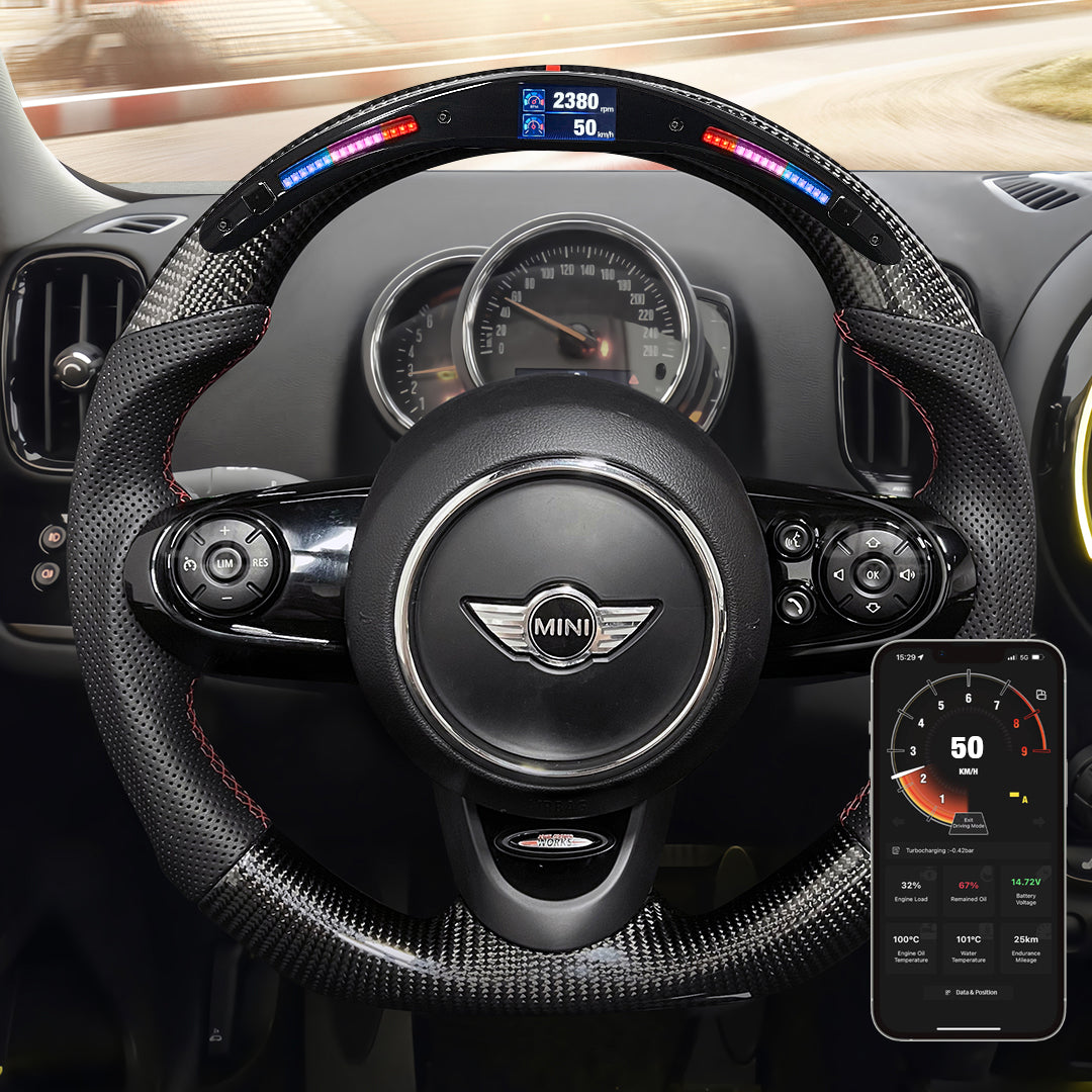 Galaxy Pro LED Steering Wheel for Mini