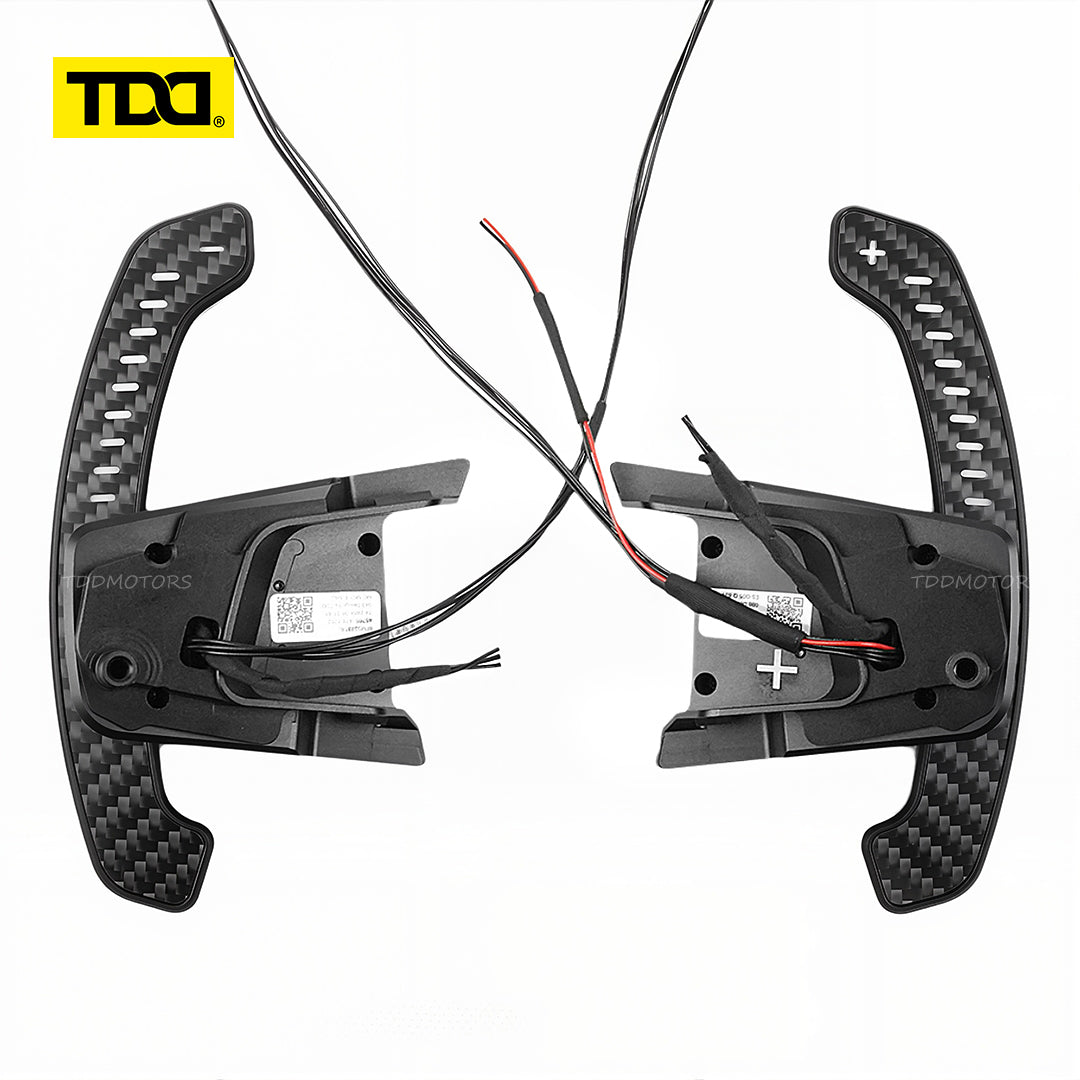 TDD Carbon Fiber Magnetic LED Paddle Shifters For Volkswagen GTI Golf 7 Golf R MK7/7.5 VW GTI Scirocco