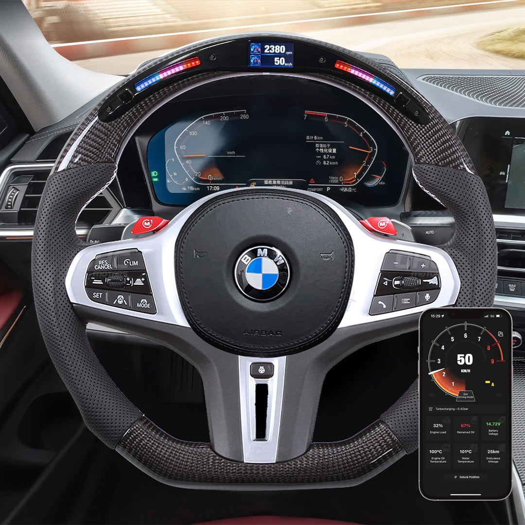 Galaxy Pro LED Steering Wheel for BMW G Series 3 Series 5 Series
