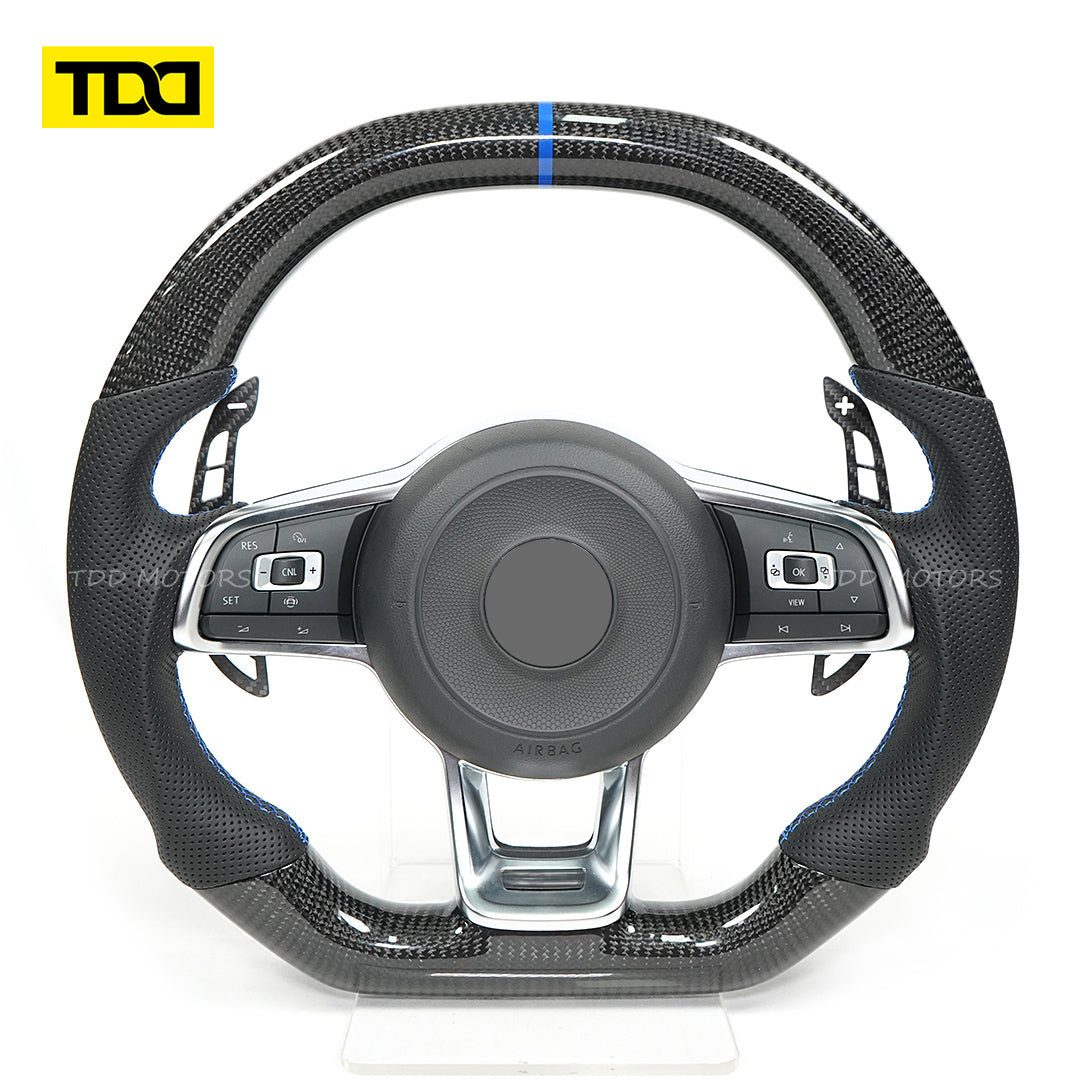 TDD Motor Carbon Fiber Magnetic Paddle Shifters For Volkswagen GTI Golf 7 Golf R MK7/7.5 VW GTI Scirocco