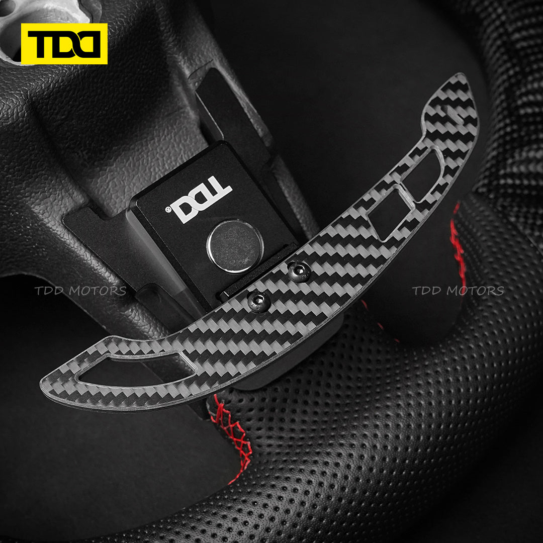 TDD Motor Carbon Fiber Magnetic Paddle Shifters For Volkswagen GTI Golf 7 Golf R MK7/7.5 VW GTI Scirocco