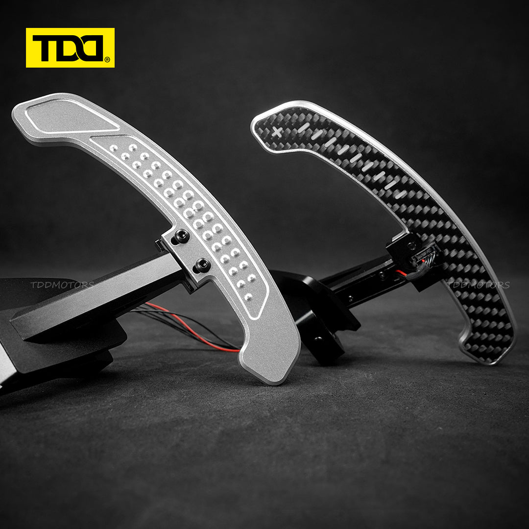 TDD Carbon Fiber LED Magnetic Paddle Shifters for Paddle Shifters For Porsche 992 GT3