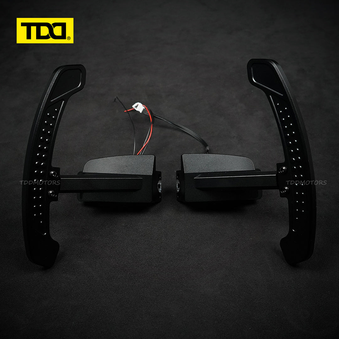 TDD Carbon Fiber LED Magnetic Paddle Shifters for Paddle Shifters For Porsche 992 GT3
