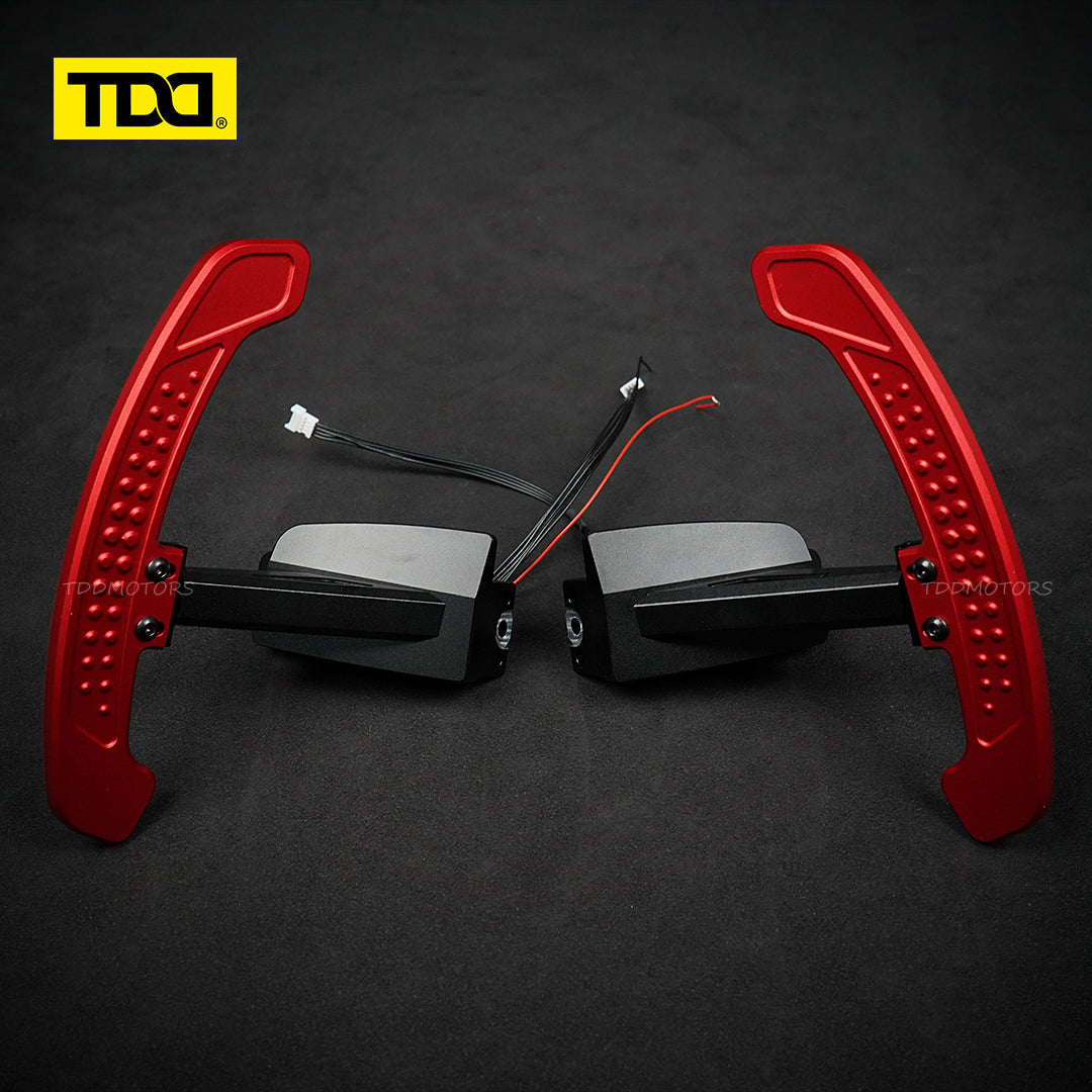 TDD Carbon Fiber LED Magnetic Paddle Shifters for Paddle Shifters For Porsche 992 GT3