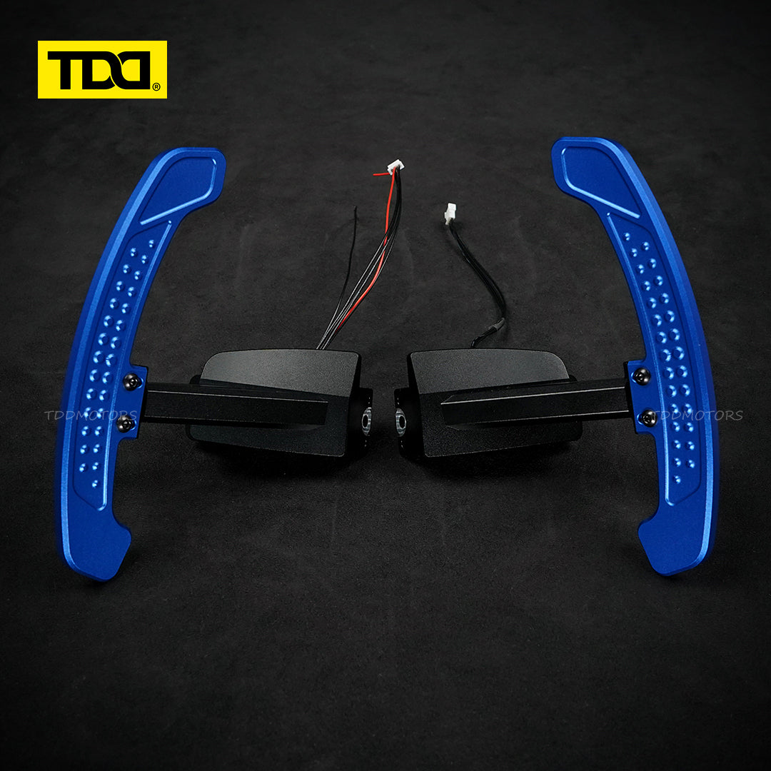 TDD Carbon Fiber LED Magnetic Paddle Shifters for Paddle Shifters For Porsche 992 GT3