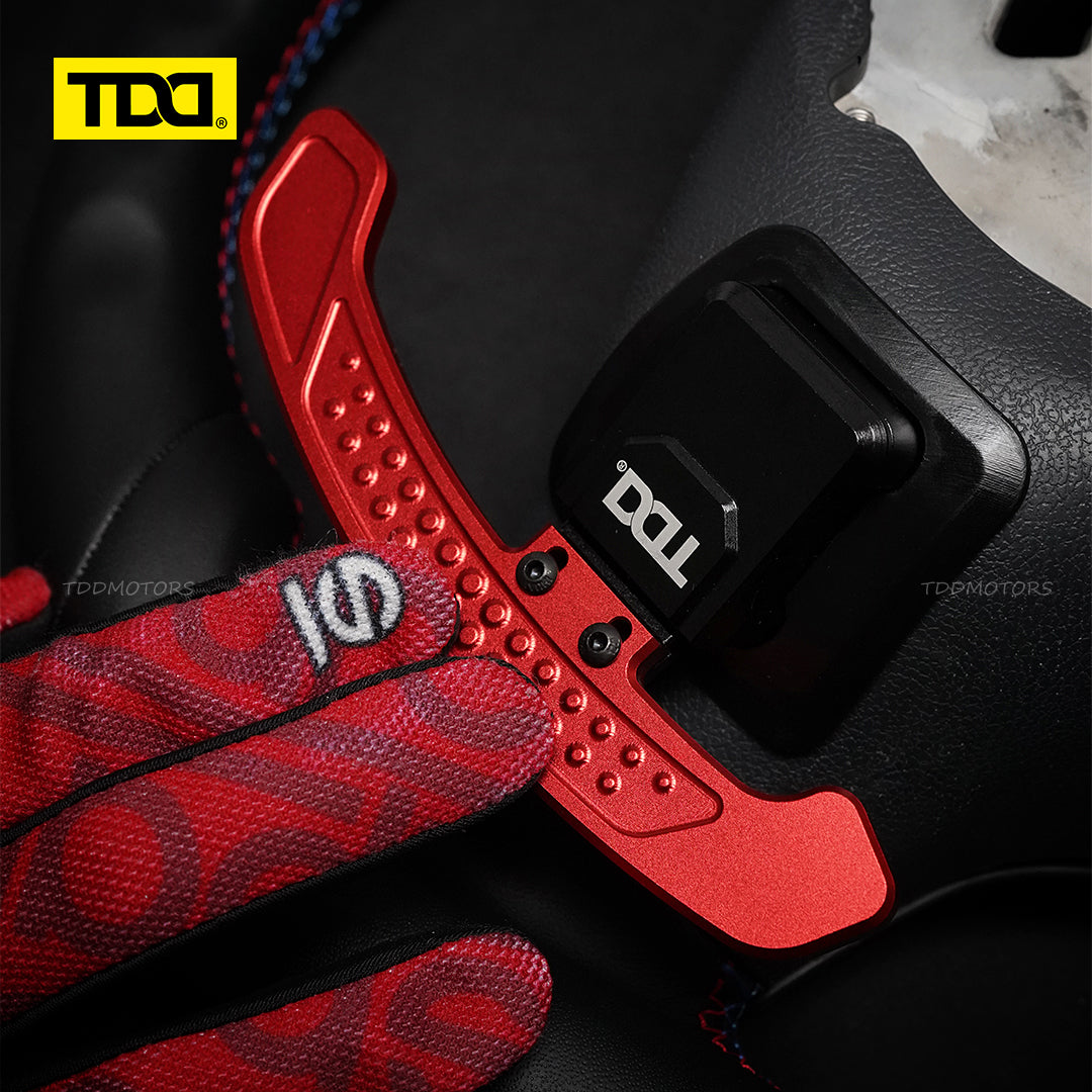 TDD Carbon Fiber Magnetic LED Paddle Shifters For BMW E90 M3 E92 M3 E93 M3 X5M X6M E70 E71