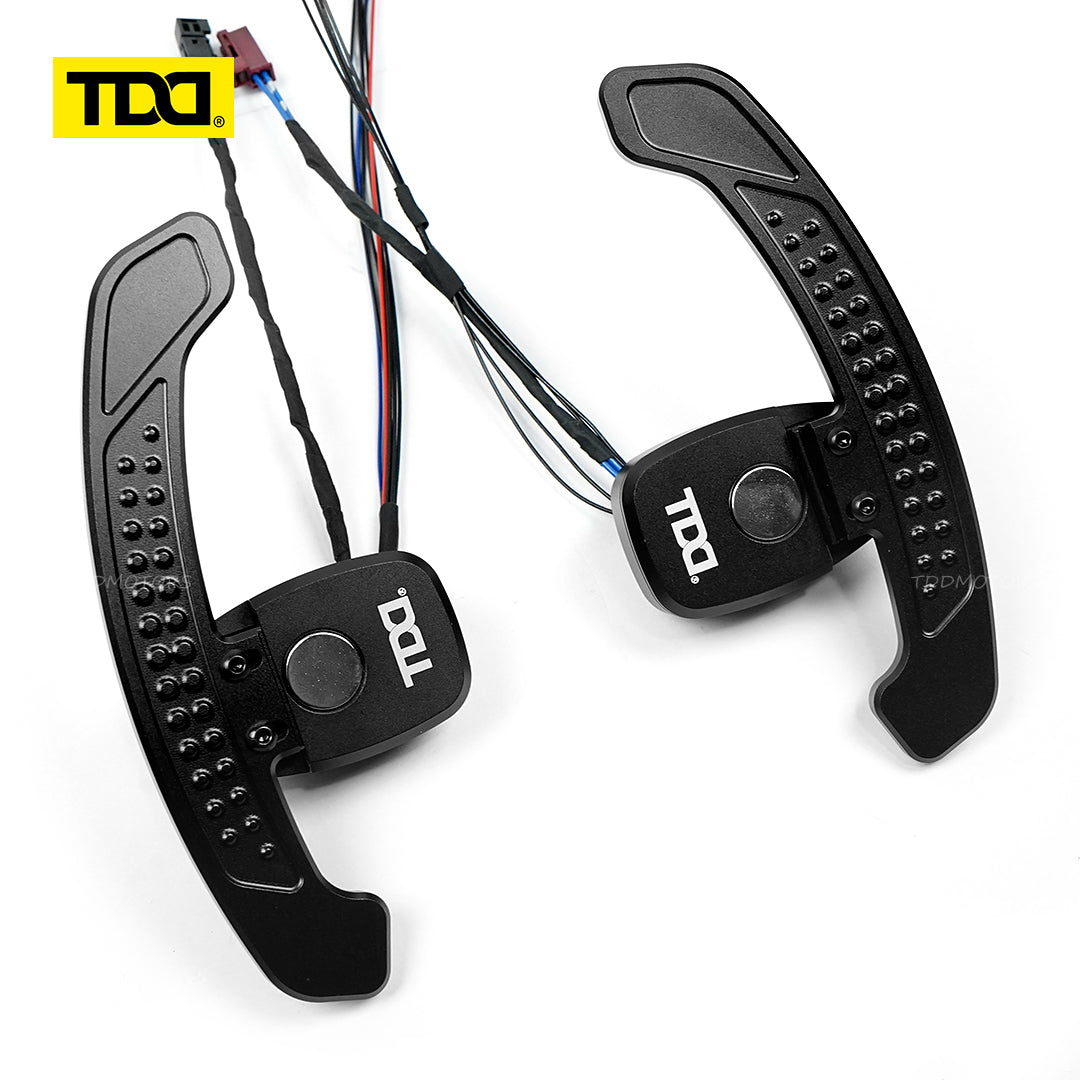 Carbon Fiber Steering Wheel Magnetic LED Paddle Shifters for Mercedes S212 W463