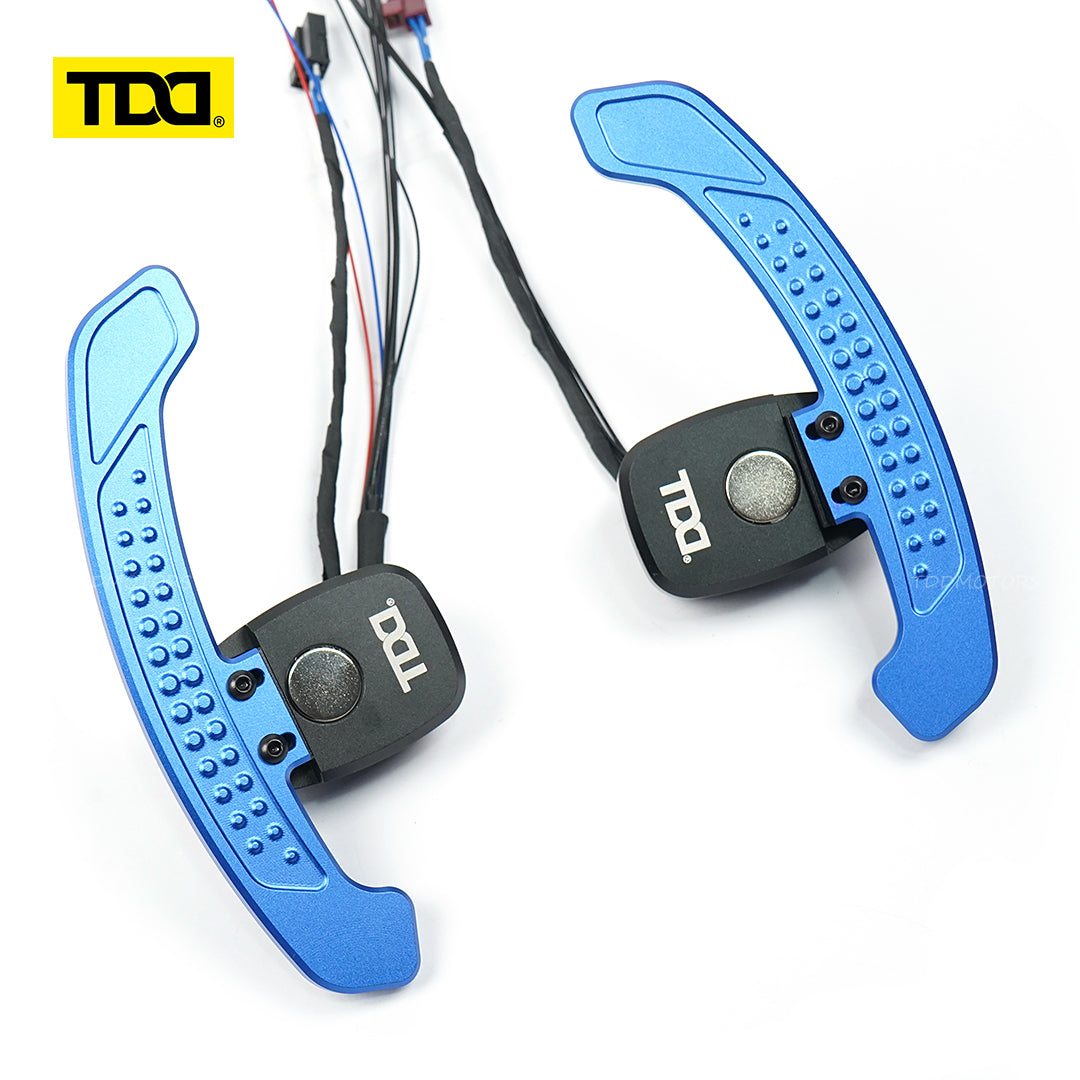 Carbon Fiber Steering Wheel Magnetic LED Paddle Shifters for Mercedes S212 W463