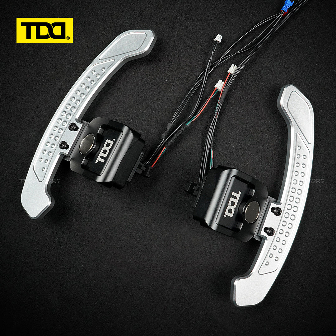 TDD Carbon Fiber Magnetic LED Paddle Shifters For Audi A1 A2 A3 A4 A5 A8 Q2 Q3 Q4 Q5 Q7 Q8 S1 S2 S3 S4 S5 SQ5 SQ7 SQ8 RS1 RS2 RS3 RS4 RS5 RSQ5