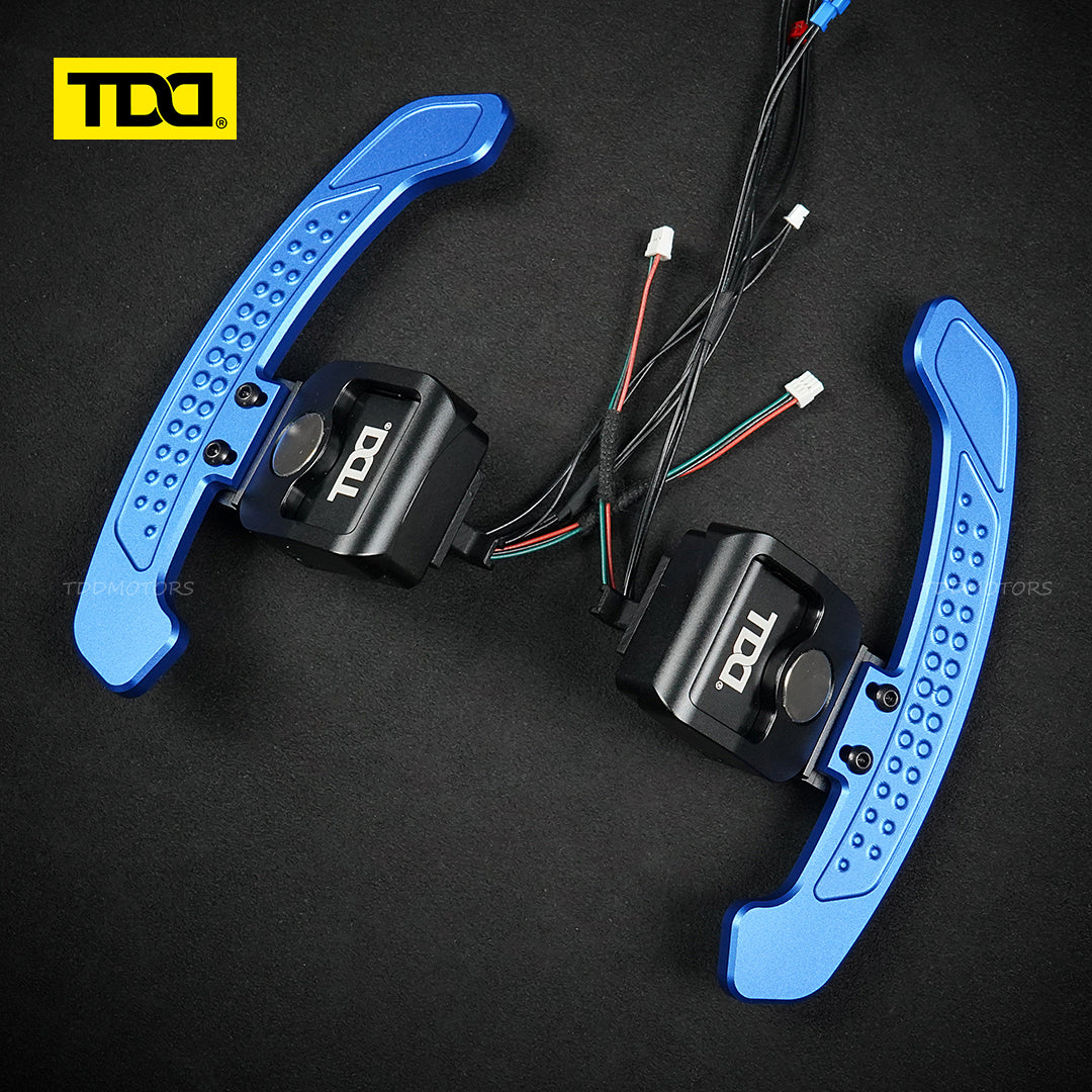 TDD Carbon Fiber Magnetic LED Paddle Shifters For Seat Leon Cupra Formentor Leon ST