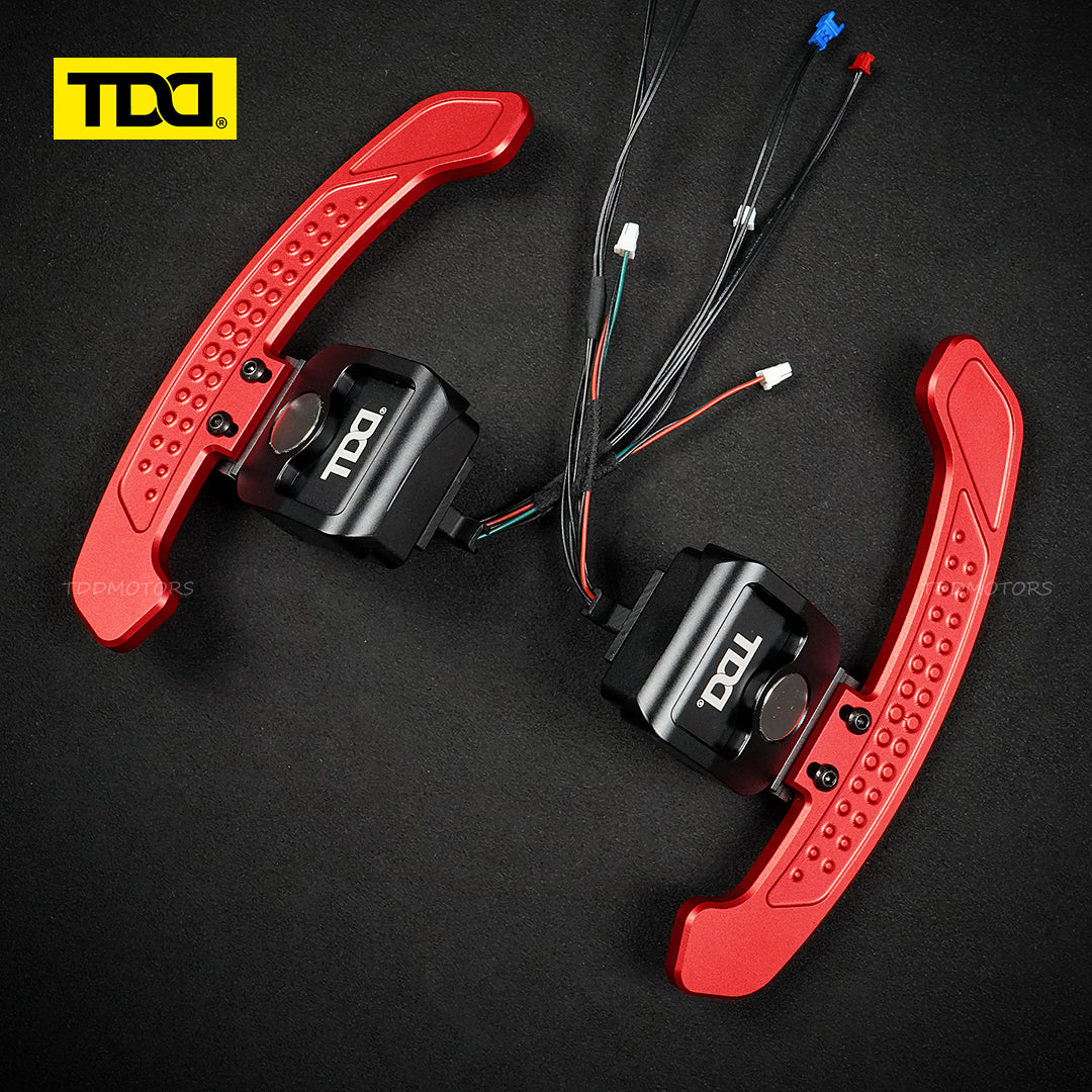 TDD Carbon Fiber Magnetic LED Paddle Shifters For Audi A1 A2 A3 A4 A5 A8 Q2 Q3 Q4 Q5 Q7 Q8 S1 S2 S3 S4 S5 SQ5 SQ7 SQ8 RS1 RS2 RS3 RS4 RS5 RSQ5