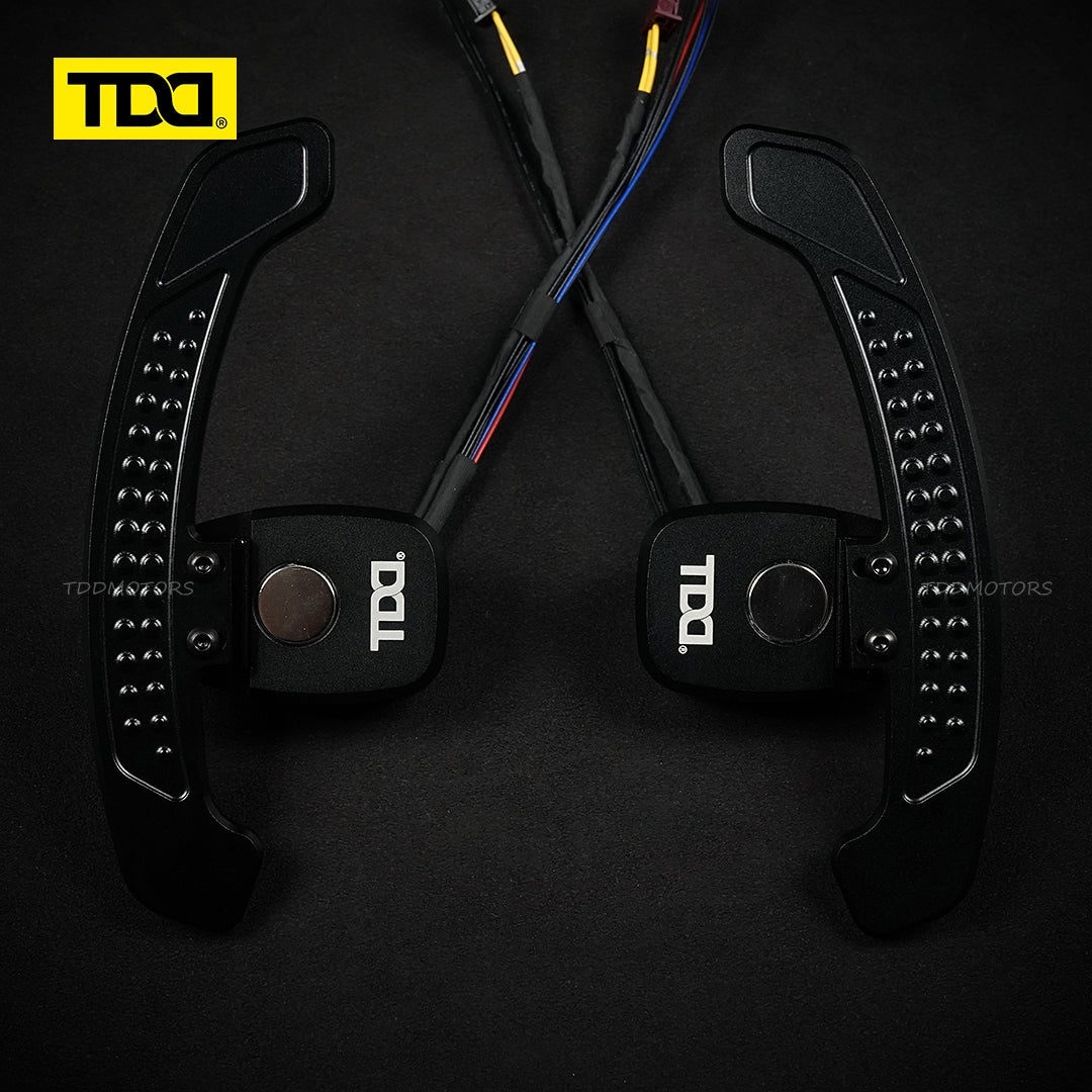 TDD Carbon Fiber LED Magnetic Paddle Shifters for Mercedes benz A238 C257 Class:C E EQC CLA GLE