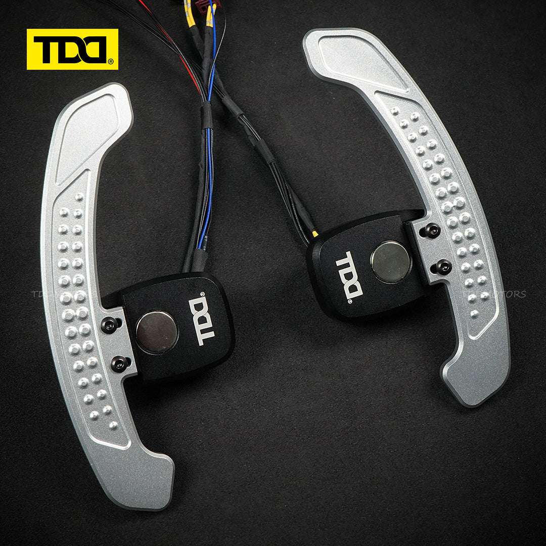 TDD Carbon Fiber LED Magnetic Paddle Shifters for Mercedes benz A238 C257 Class:C E EQC CLA GLE