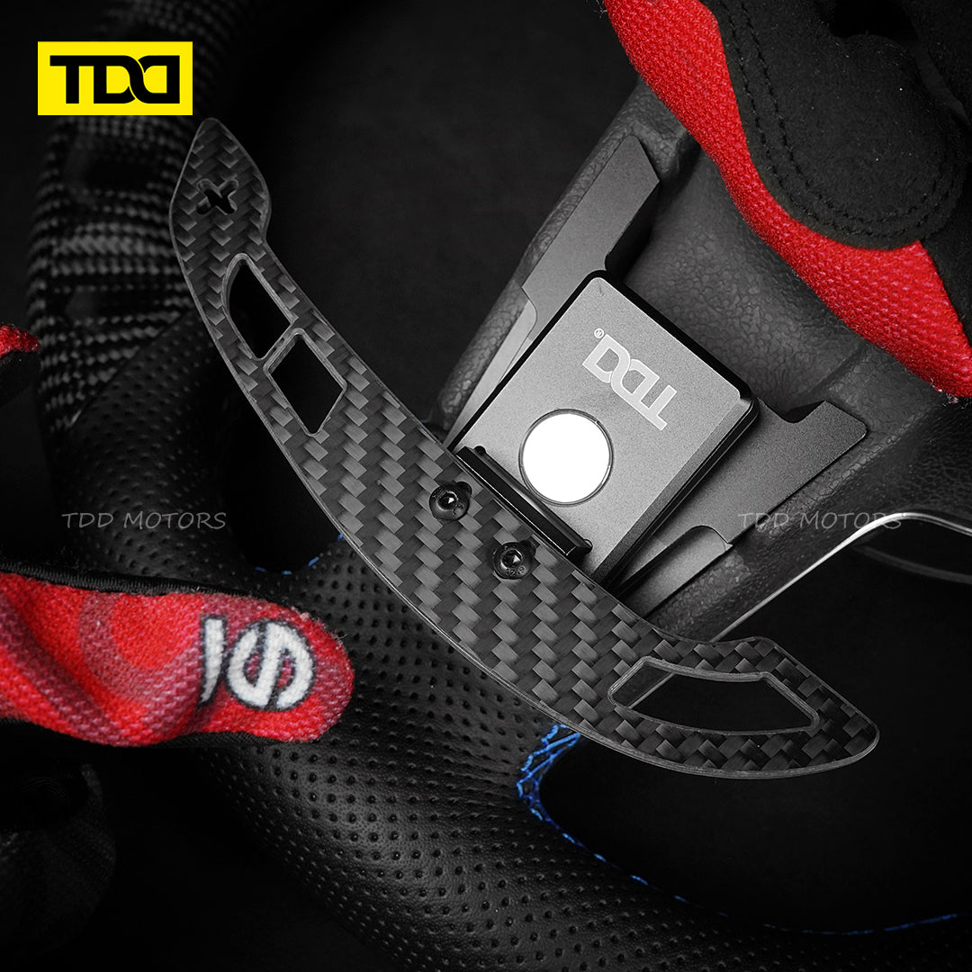 TDD Motor Carbon Fiber Magnetic Paddle Shifters For Volkswagen GTI Golf 7 Golf R MK7/7.5 VW GTI Scirocco