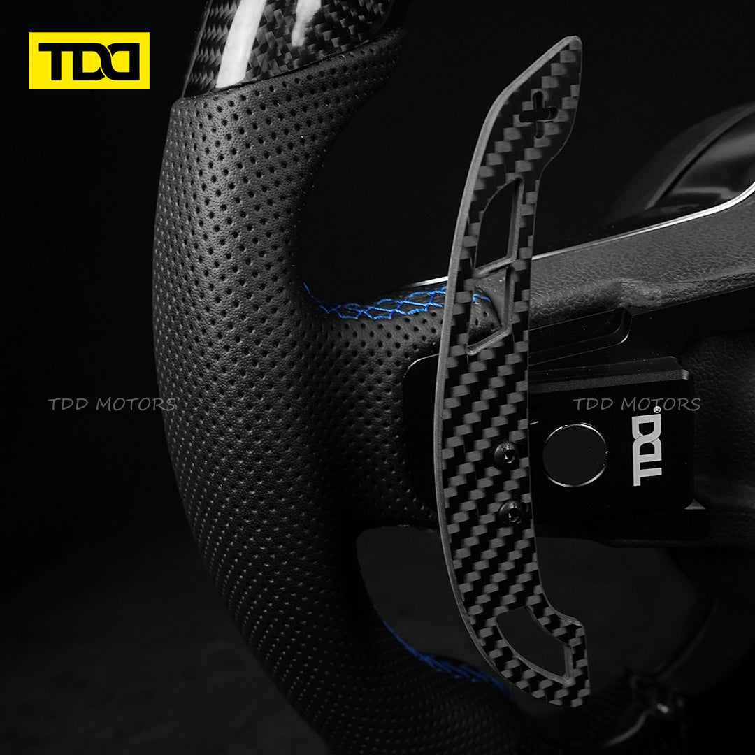 TDD Motor Carbon Fiber Magnetic Paddle Shifters For Volkswagen GTI Golf 7 Golf R MK7/7.5 VW GTI Scirocco