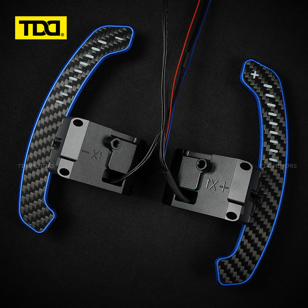 TDD Carbon Fiber LED Magnetic Paddle Shifters for Hyundai N/GT i30N,Kona N,Ioniq 5 N