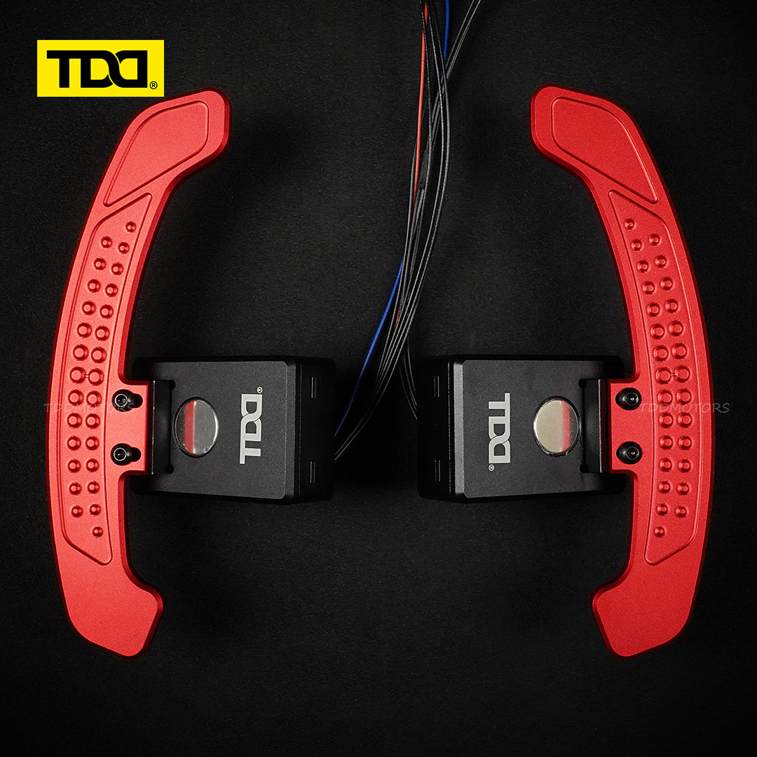 TDD Carbon Fiber LED Magnetic Paddle Shifters for Hyundai N/GT i30N,Kona N,Ioniq 5 N