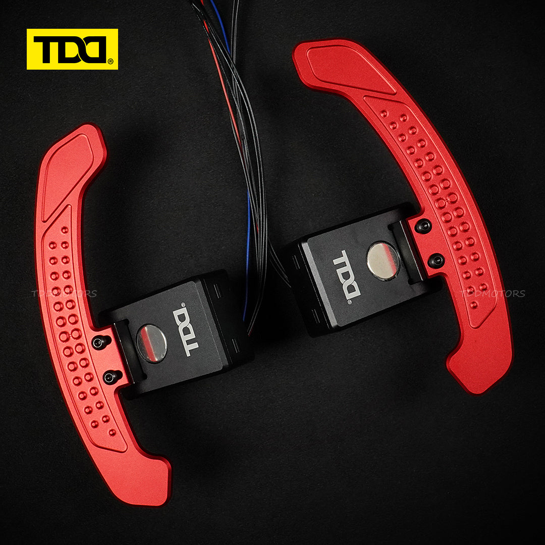 TDD Carbon Fiber LED Magnetic Paddle Shifters for Hyundai N/GT i30N,Kona N,Ioniq 5 N