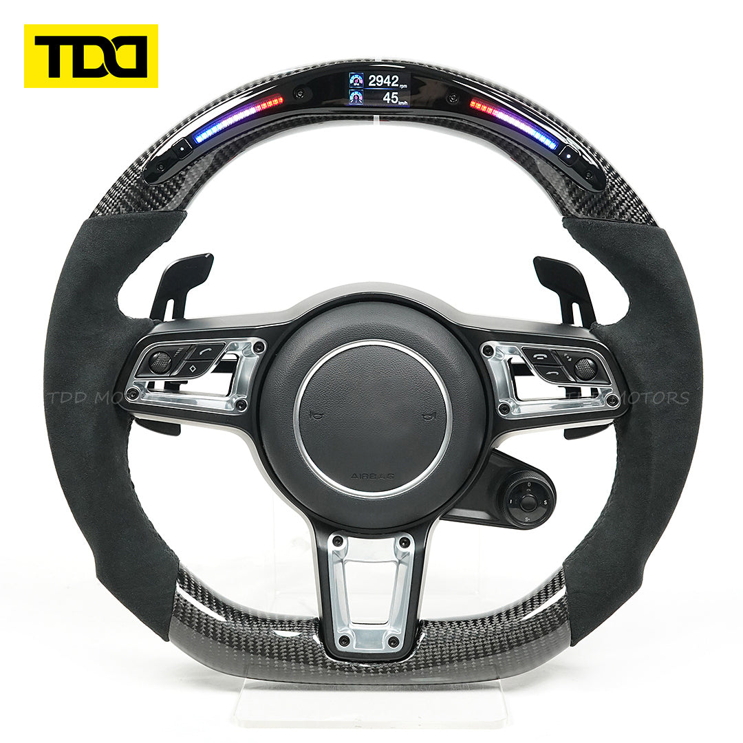 TDD Magnetic Carbon Fiber Paddle Shifters For Porsche Cayenne Cayman Panamera 911 918 718