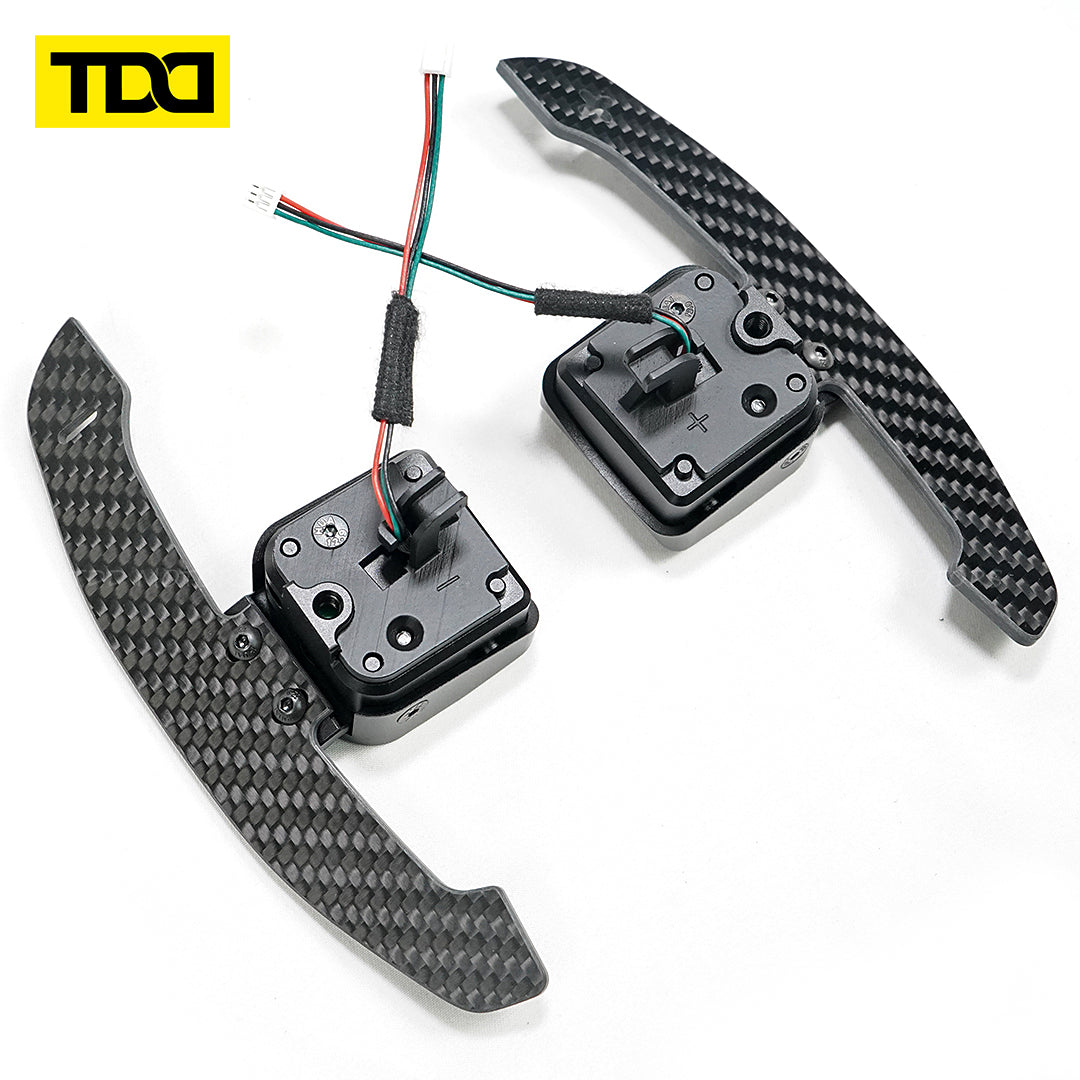 TDD Magnetic Carbon Fiber Paddle Shifters For Infiniti 19-22 Infiniti Q50 QX50 17-21 Q60 QX60